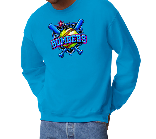 Bombers Crew Sweatshirt - Blue