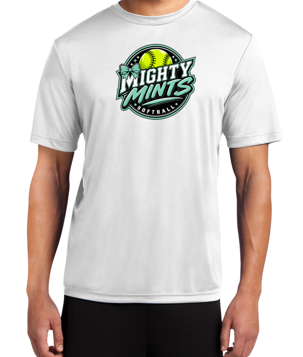 Mighty Mints Dryfit Performance Tee - White