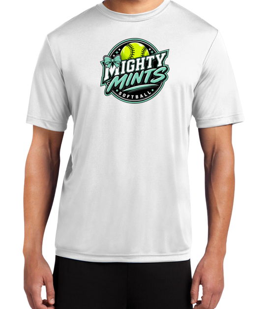 Mighty Mints Dryfit Performance Tee - White