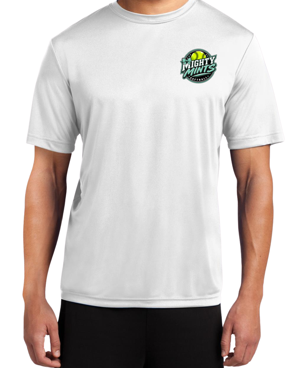 Mighty Mints Dryfit Performance Tee - White