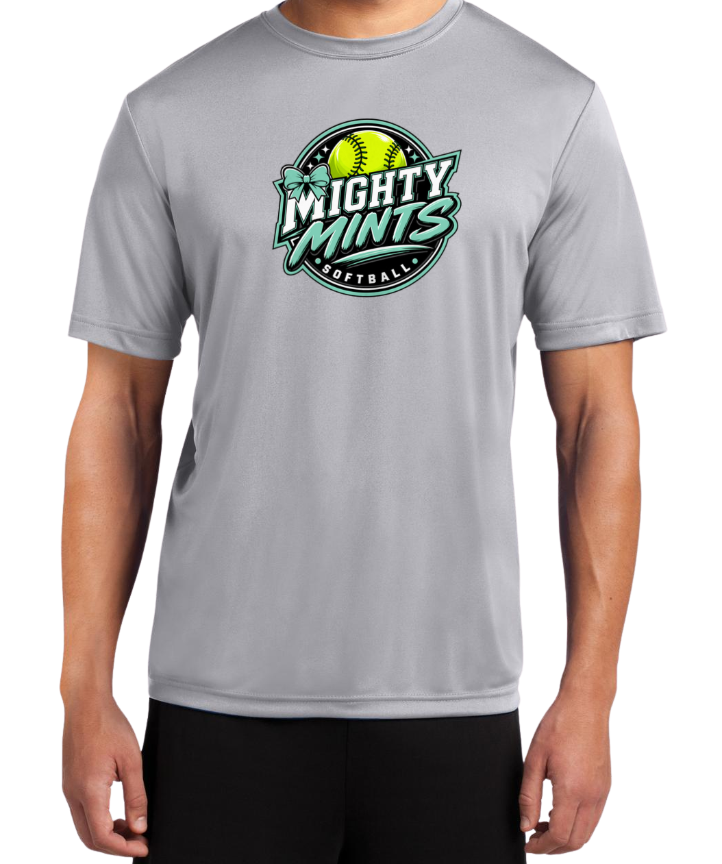 Mighty Mints Dryfit Performance Tee - Gray