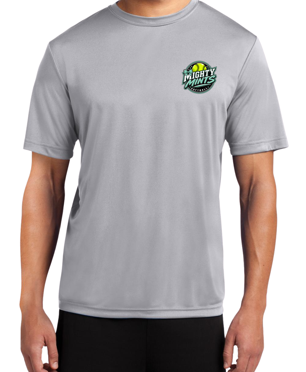 Mighty Mints Dryfit Performance Tee - Gray