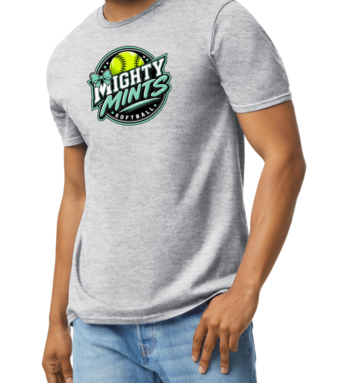 Mighty Mints Softstyle T-Shirt - Gray