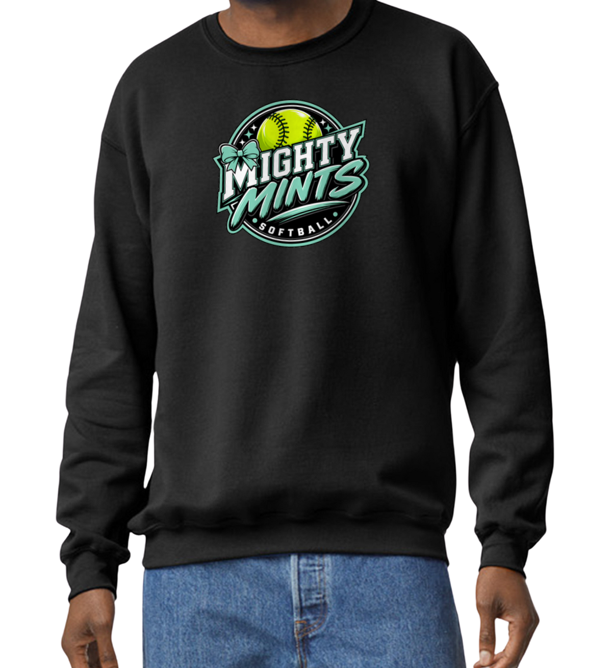 Mighty Mints Crew Sweatshirt - Black
