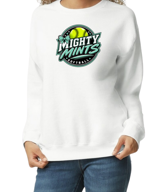Mighty Mints Crew Sweatshirt - White