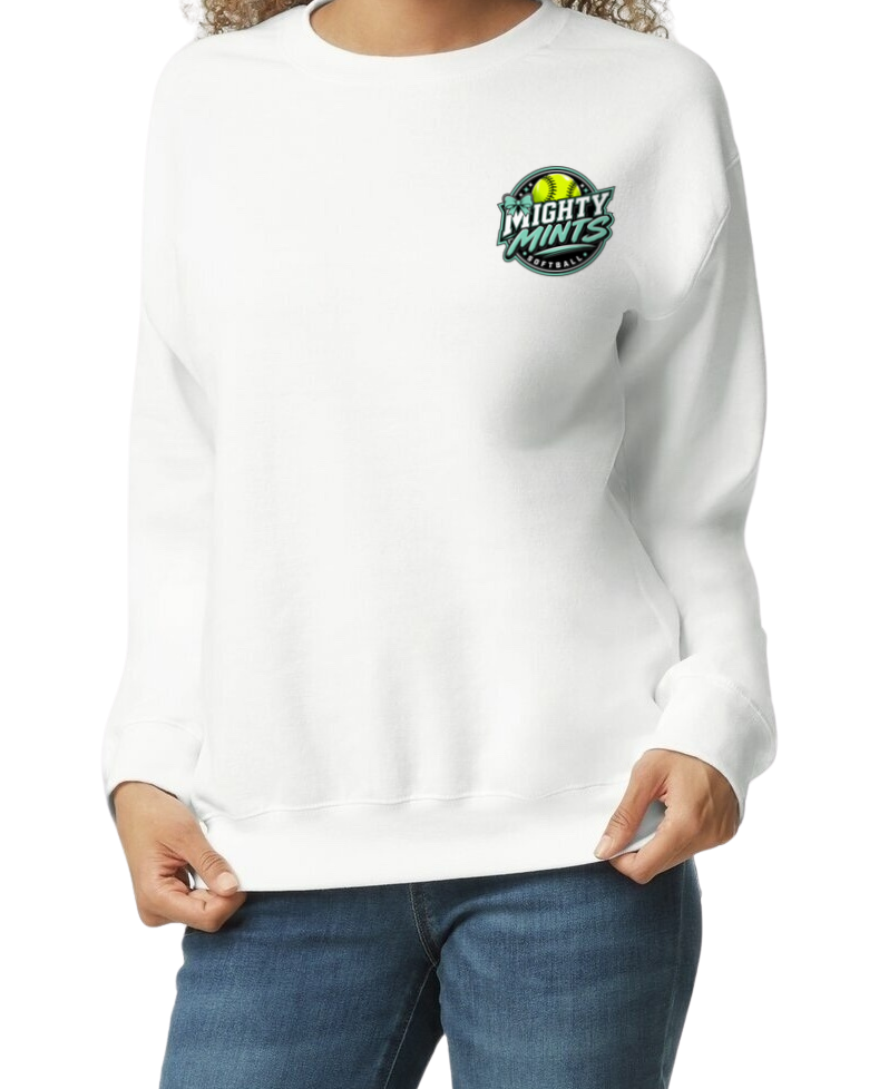 Mighty Mints Crew Sweatshirt - White