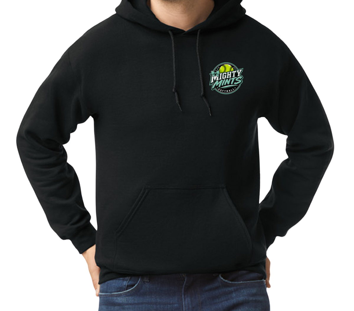 Mighty Mints Pullover Hoodie - Black