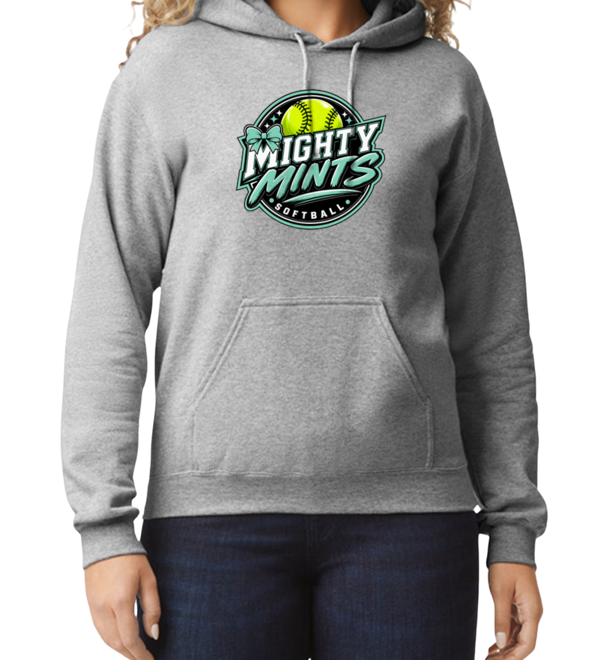 Mighty Mints Pullover Hoodie - Gray