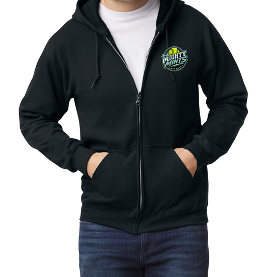 Mighty Mints Zip-Up Hoodie - Black