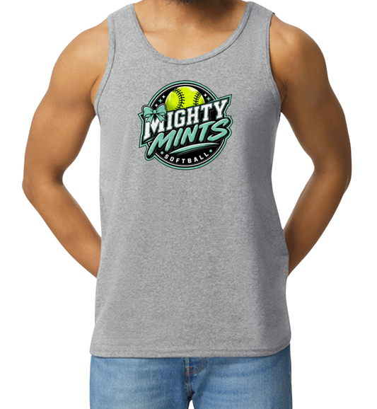 Mighty Mints Men's Tank Top - Gray
