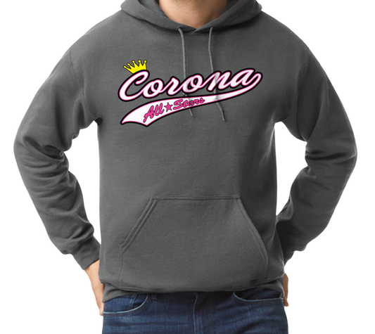 Corona All Stars Pullover Hoodie - Gray (Style 2)