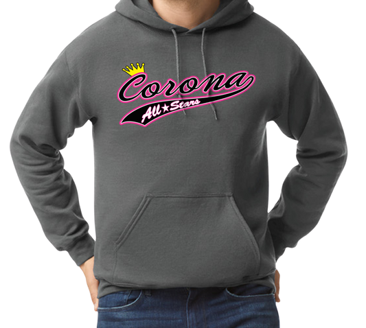 Corona All Stars Pullover Hoodie - Gray (Style 3)