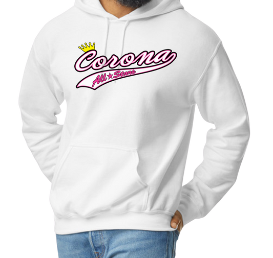 Corona All Stars Pullover Hoodie - White (Style 2)