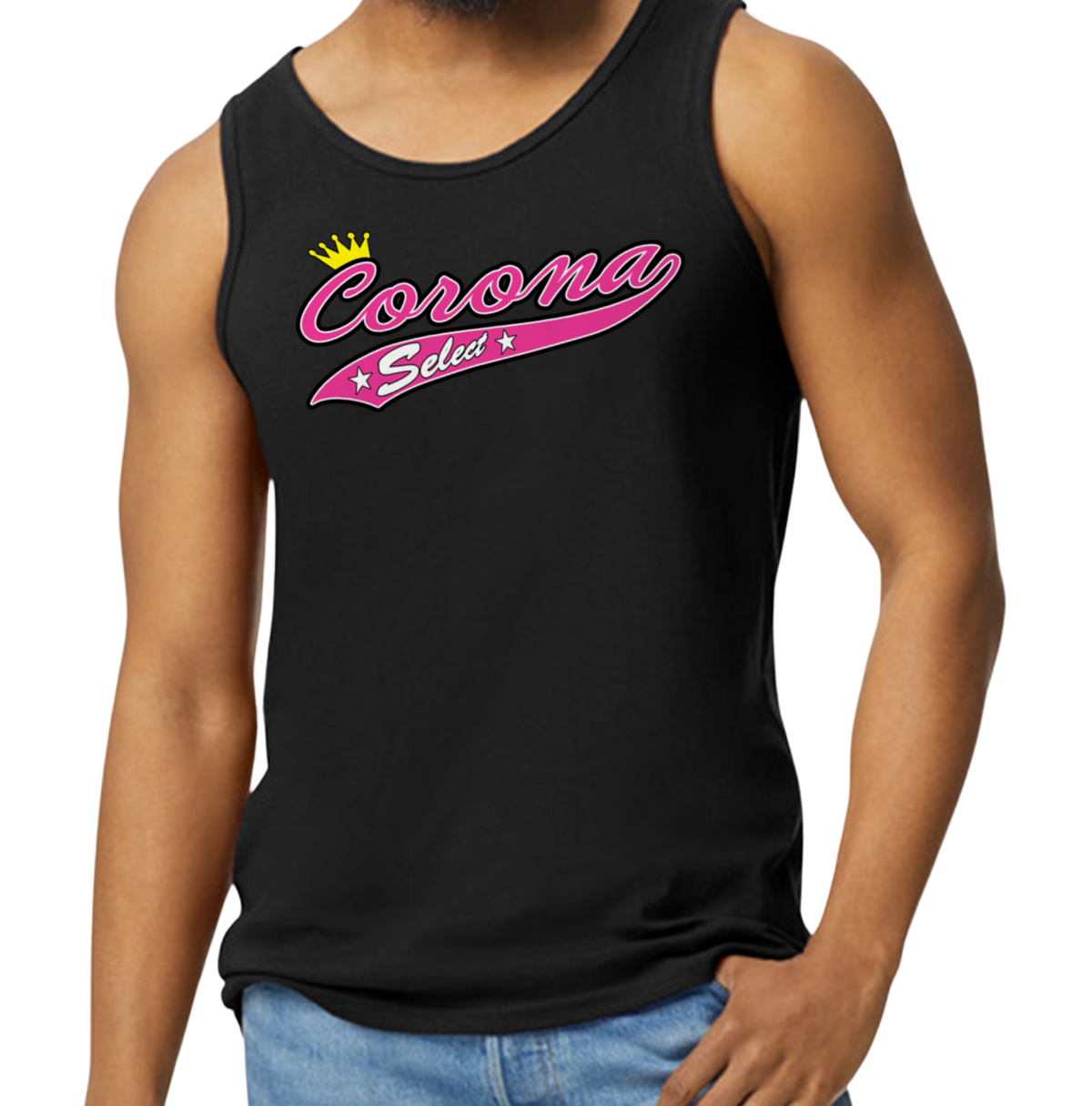 Corona Select Men's Tank Top - Black (Style 1)