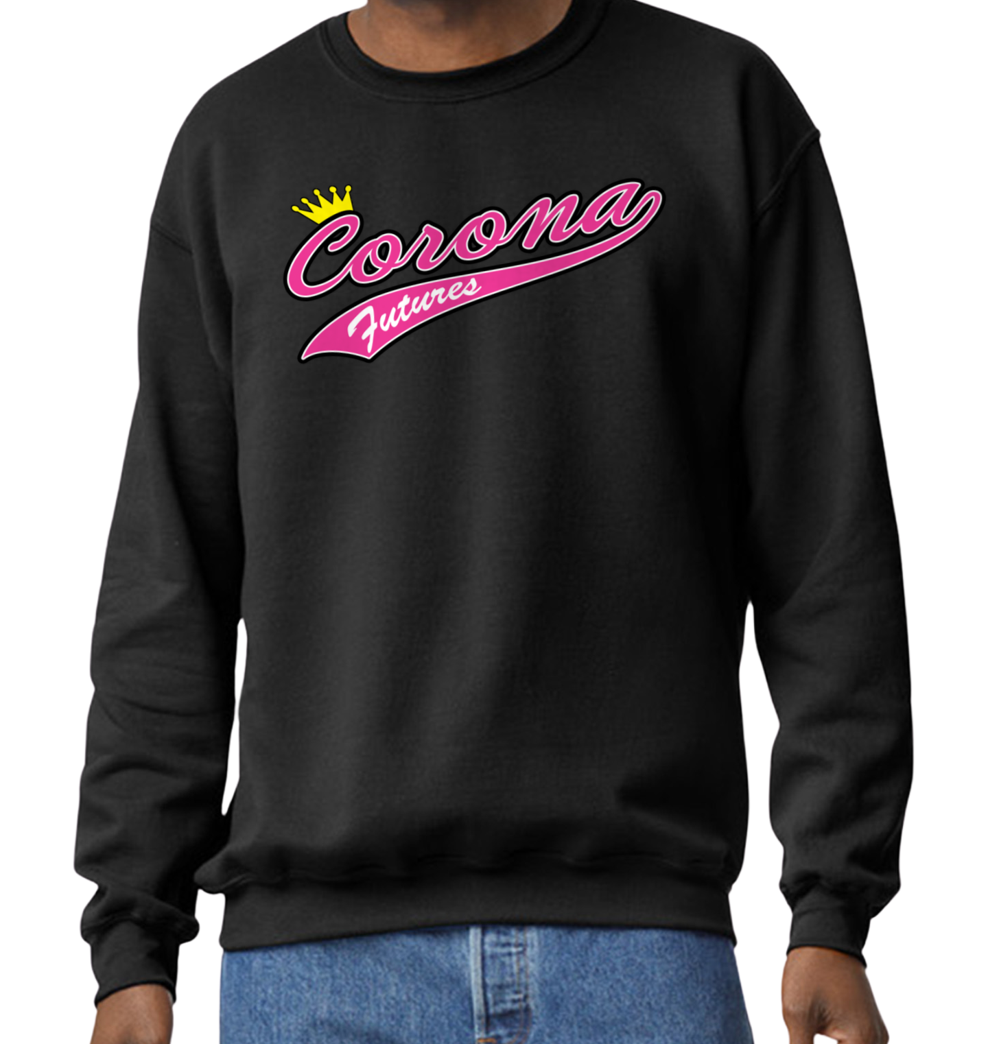Corona Futures Crew Sweatshirt - Black (Style 1)