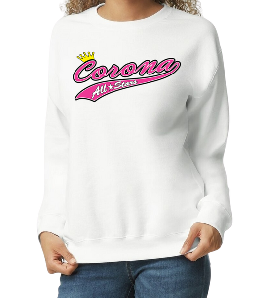 Corona All Stars Crew Sweatshirt - White (Style 1)