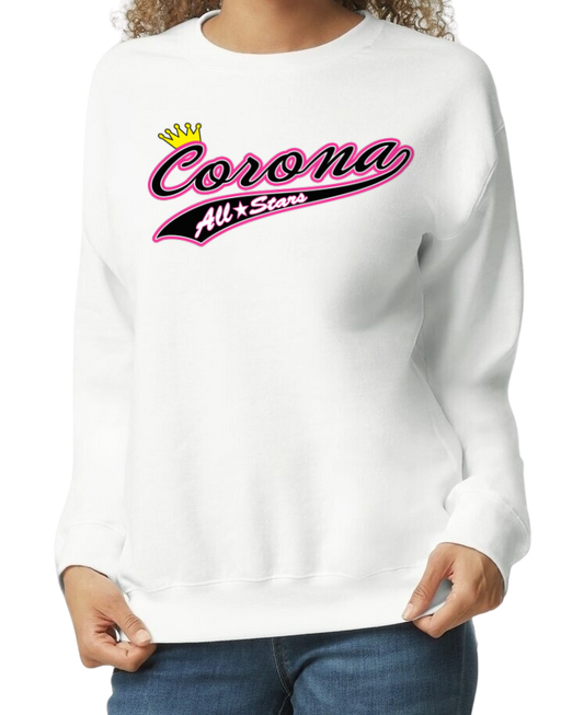 Corona All Stars Crew Sweatshirt - White (Style 3)