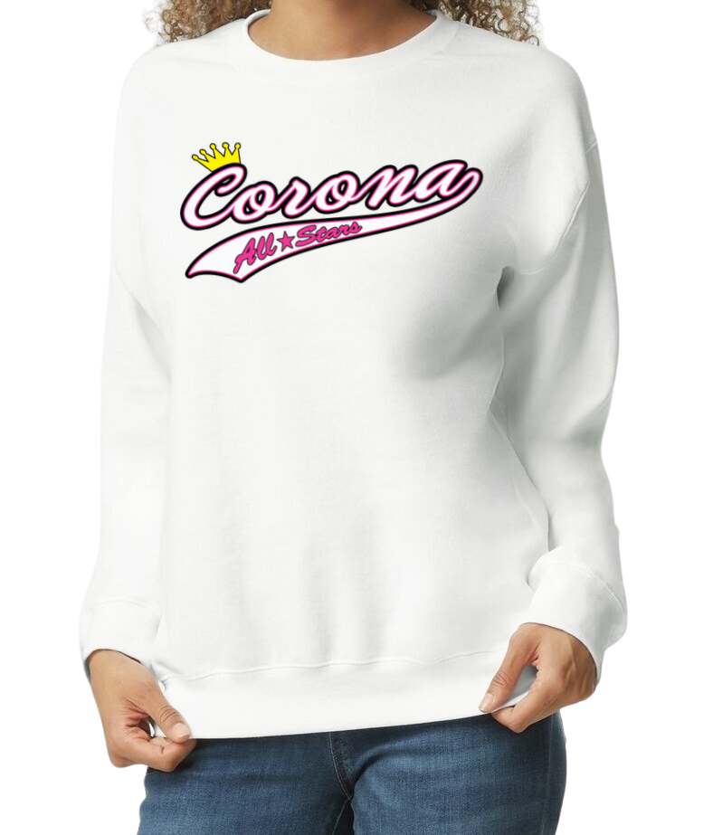 Corona All Stars Crew Sweatshirt - White (Style 2)