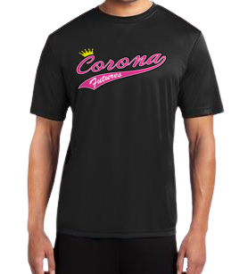 Corona Futures Dryfit T-Shirt - Black (Style 1)