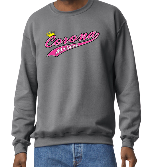 Corona All Stars Crew Sweatshirt - Gray (Style 1)