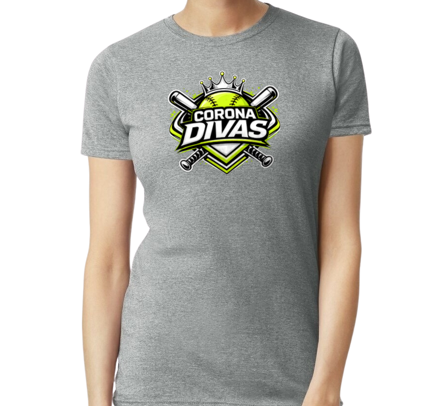 Corona Divas Softstyle T-Shirt - Gray