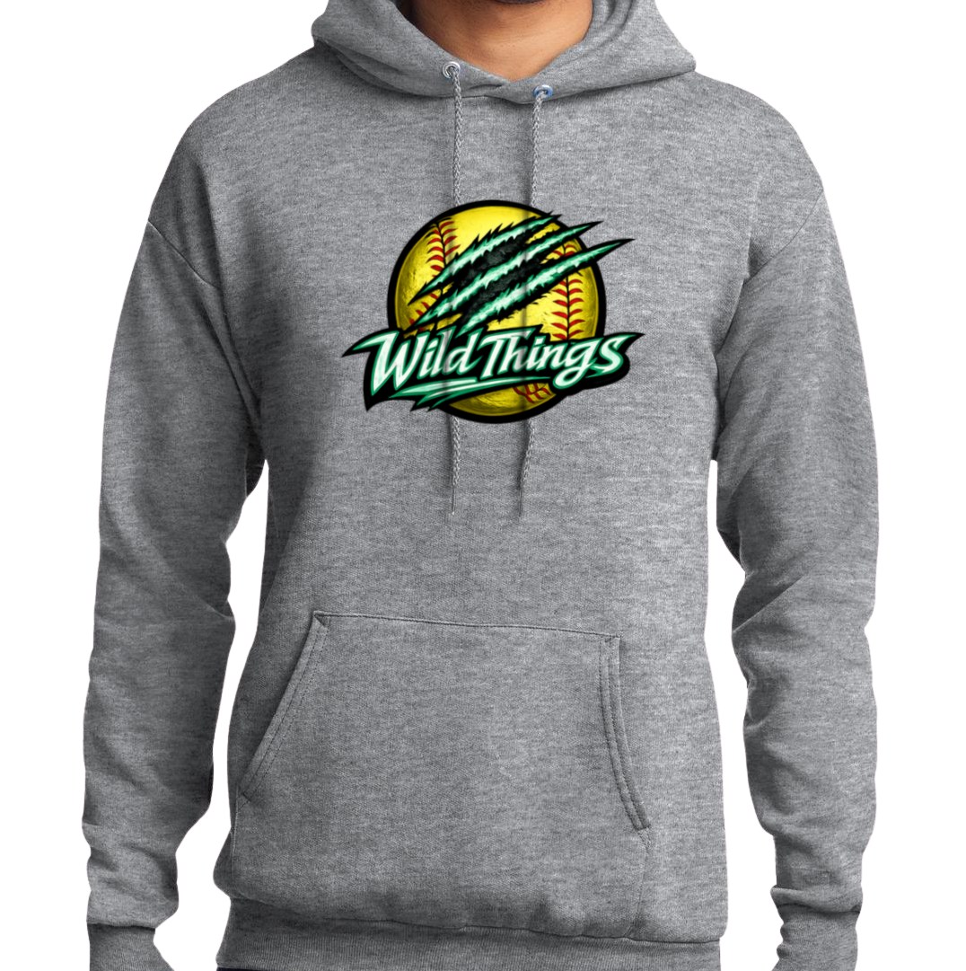 Wild Things Pullover Hoodie - Gray