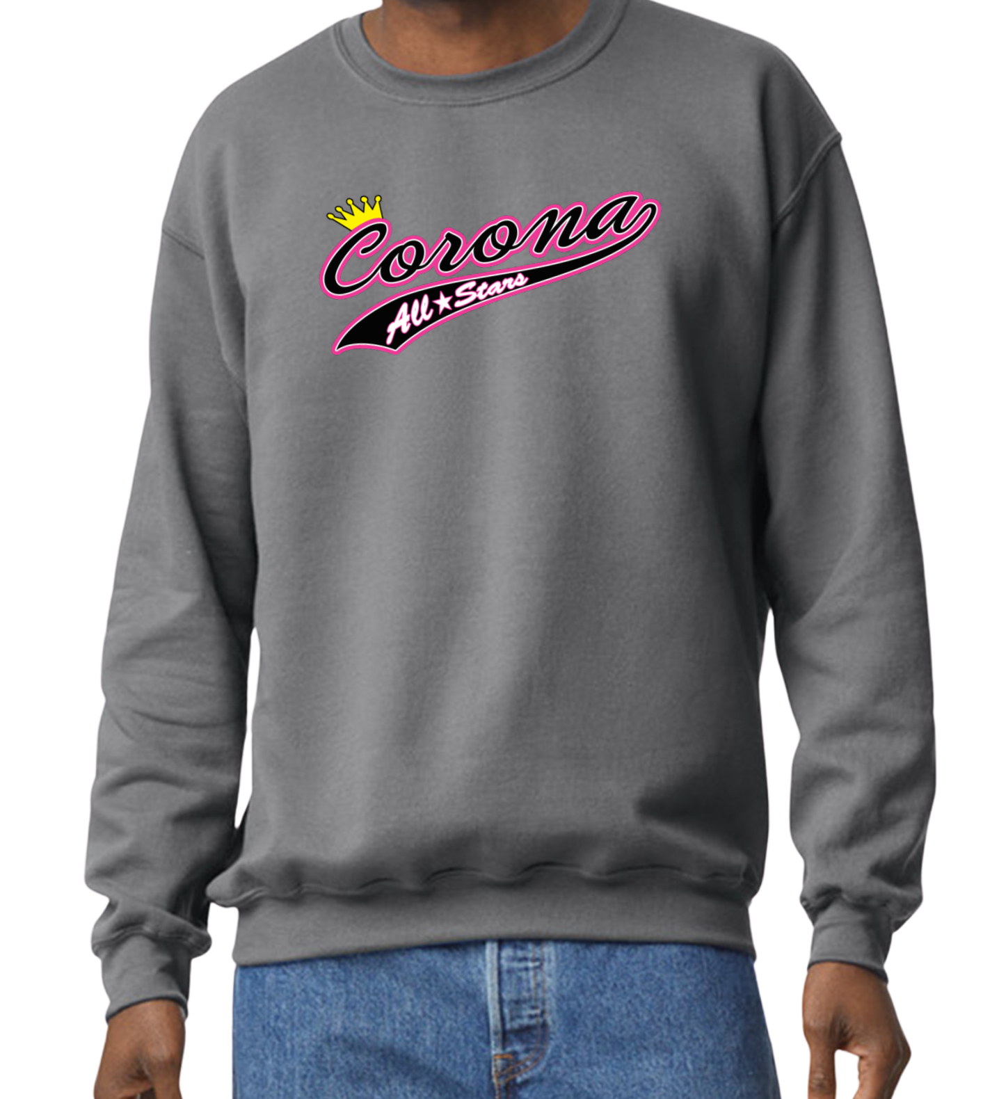 Corona All Stars Crew Sweatshirt - Gray (Style 3)