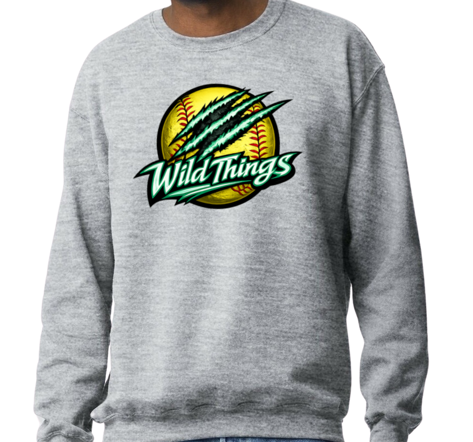 Wild Things Crew Sweatshirt - Gray