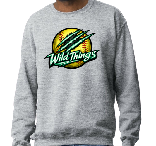 Wild Things Crew Sweatshirt - Gray