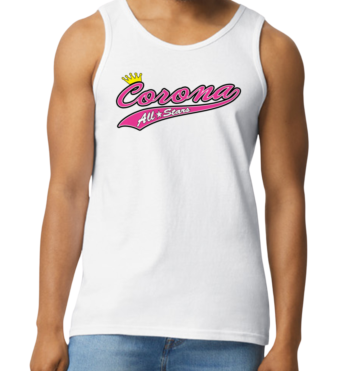 Corona All Stars Men's Tank Top - White (Style 1)