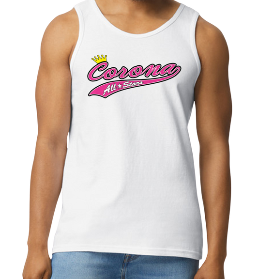 Corona All Stars Men's Tank Top - White (Style 1)