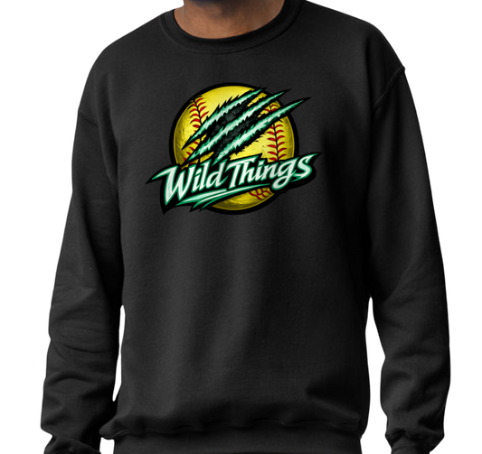 Wild Things Crew Sweatshirt - Black