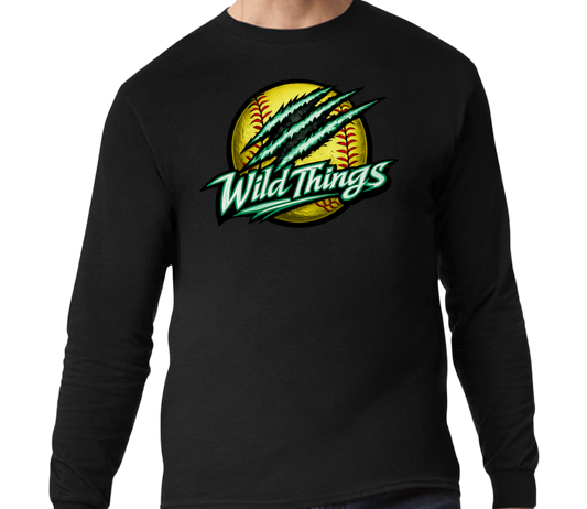 Wild Things Long Sleeve T-Shirt - Black