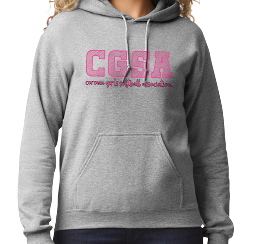 Corona Softball Pullover Hoodie - Gray (Style 3)