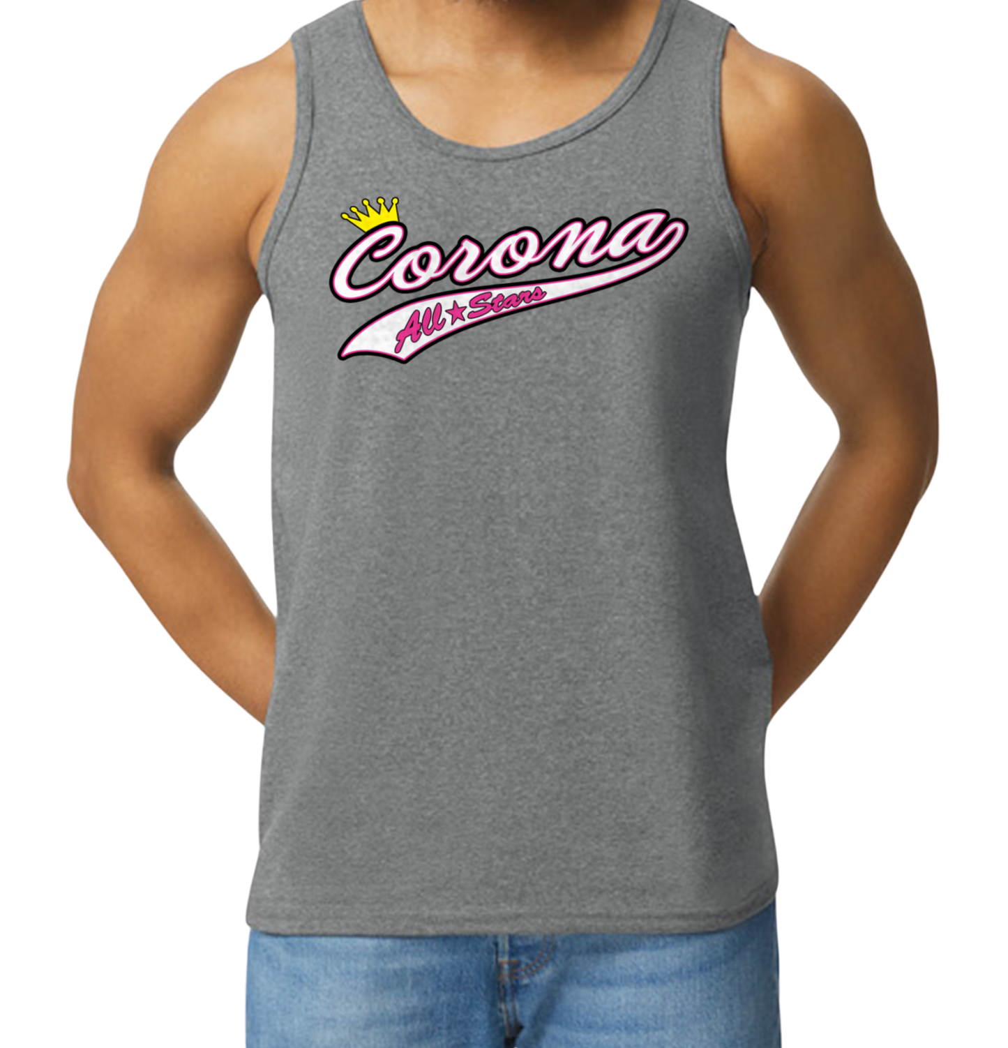 Corona All Stars Men's Tank Top - Gray (Style 2)
