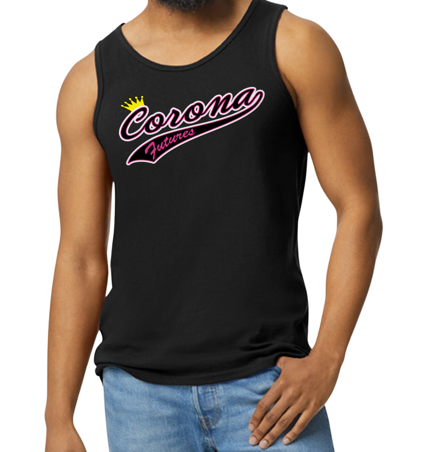 Corona Futures Men's Tank Top - Black (Style 4)