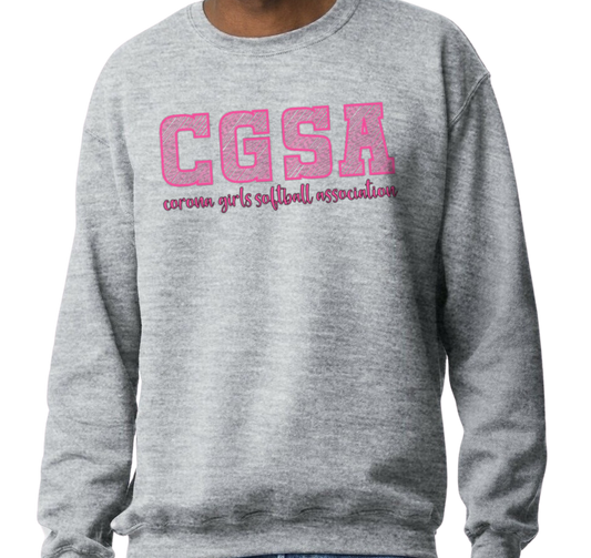 Corona Softball Crew Sweatshirt - Gray (Style 3)