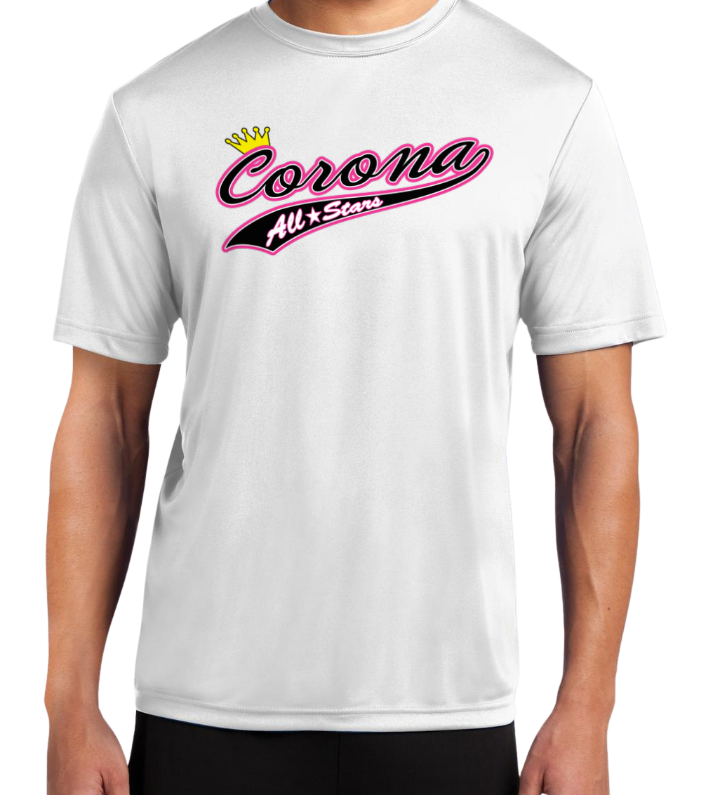 Corona All Stars Dryfit T-Shirt - White (Style 3)