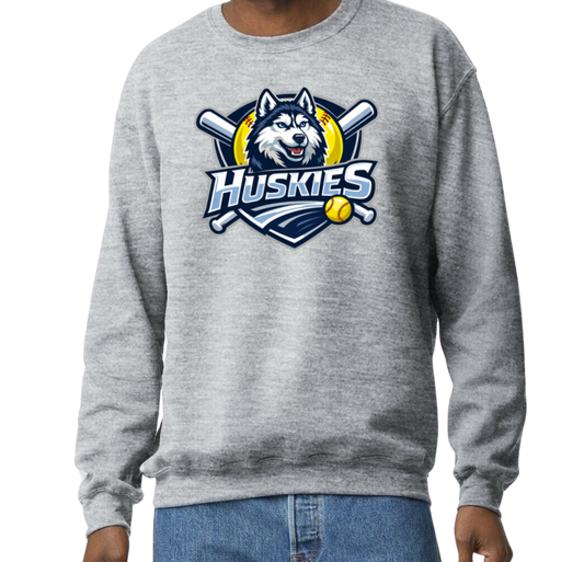 Huskies Crew Sweatshirt - Gray