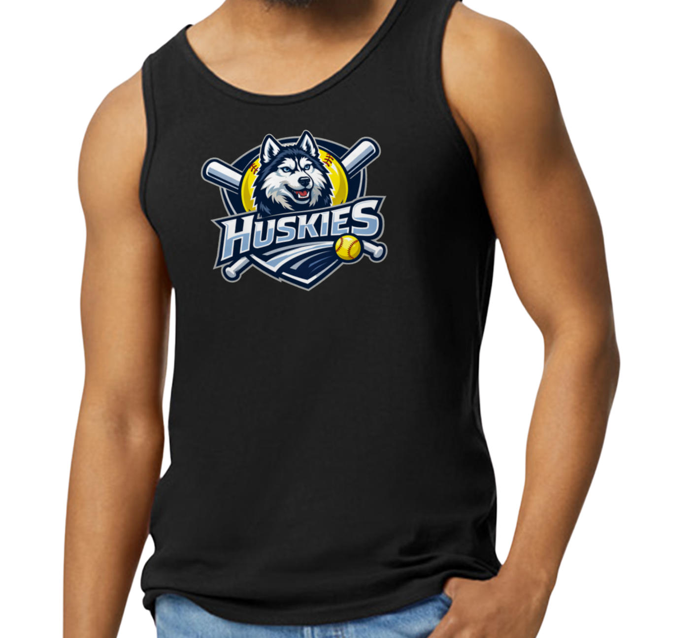 Huskies Men's Tank Top - Black