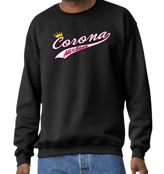 Corona All Stars Crew Sweatshirt - Black (Style 2)