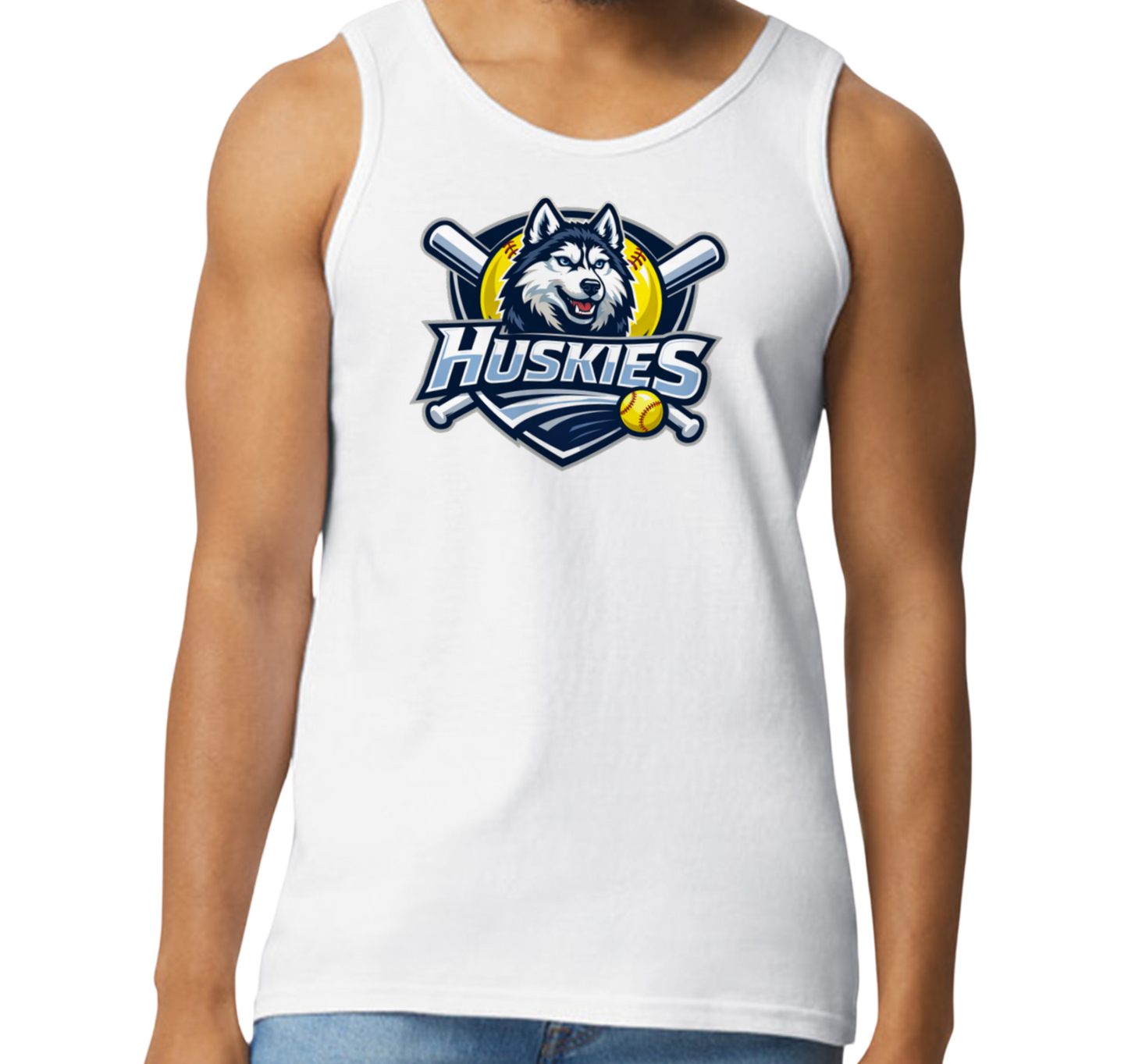 Huskies Men's Tank Top - White