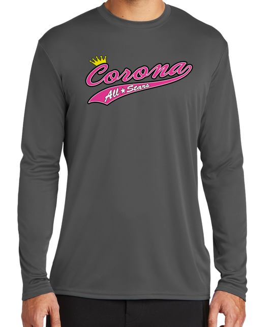 Corona All Stars Dryfit L/S Shirt - Gray (Style 1)