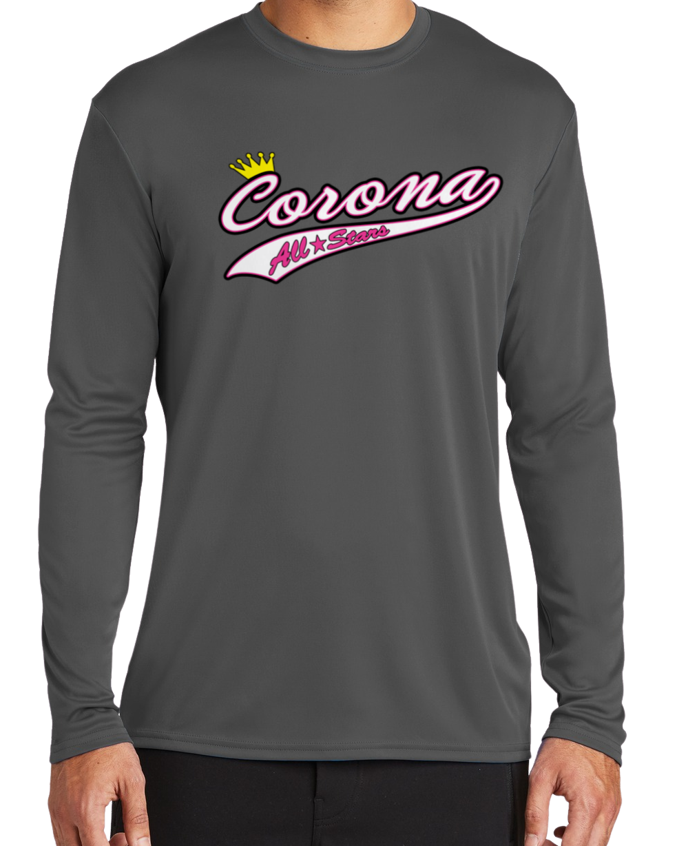 Corona All Stars Dryfit L/S Shirt - Gray (Style 2)