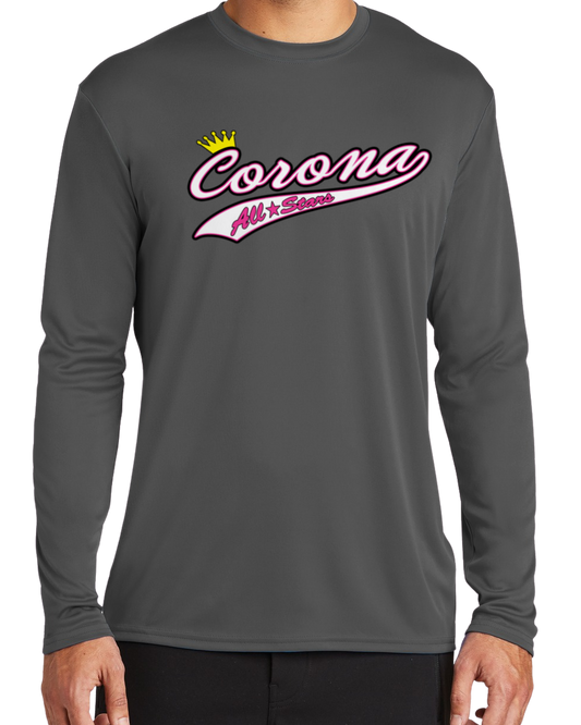 Corona All Stars Dryfit L/S Shirt - Gray (Style 2)