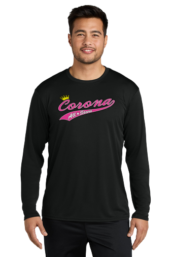 Corona All Stars Dryfit L/S Shirt - Black (Style 1)