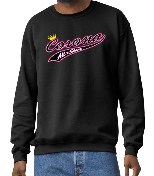 Corona All Stars Crew Sweatshirt - Black (Style 3)