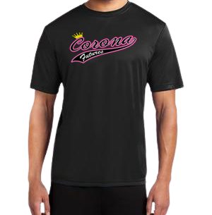 Corona Futures Dryfit T-Shirt - Black (Style 3)