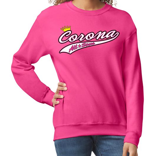 Corona All Stars Crew Sweatshirt - Pink