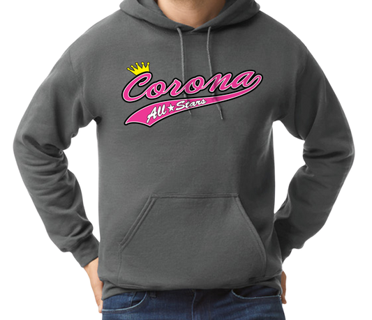 Corona All Stars Pullover Hoodie - Gray (Style 1)